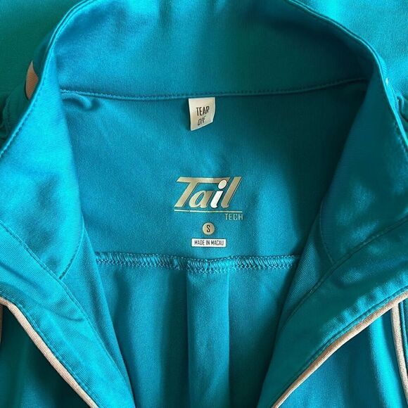 Tail Tech Women's Blue Sleeveless Collared Golf Activewear Tank Top - Picture 7 of 7